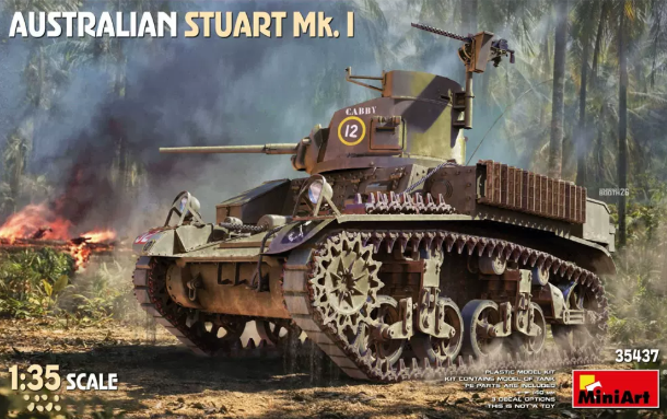 Miniart 35437 1/35 Австралийская версия лёгкого танка Stuart Mk.I