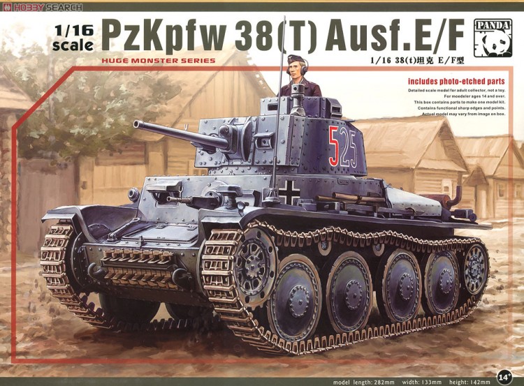 PH16001 1/16 Panzer 38(t) Ausf. E/F
