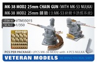 VTM35015 1/350 Mk 38 MOD2 25mm Chain Gun (with MK-53 Nulka Decoy System)
