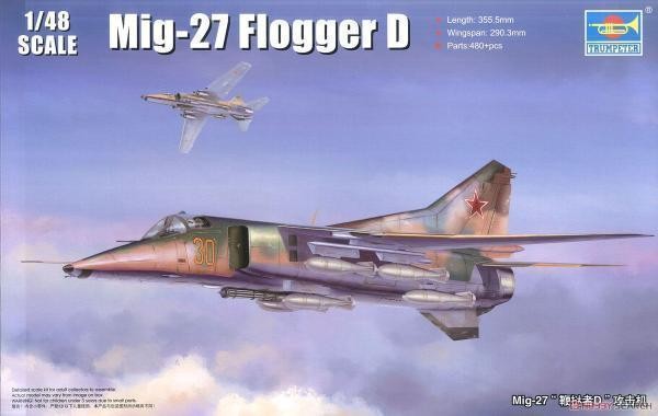 05802 1/48 Советский истребитель Миг-27 (НАТО - Flogger D)