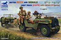 CB35218 1/35 British Recce And Signals Light Truck (2 Kits）with Crew (5 figures）