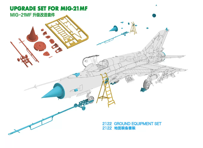 RM-2122 1/48 Комплект наземного оборудования для 6001