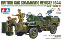 25423 1/35 British SAS Commando Vehicle 1944 (w/2 figures)