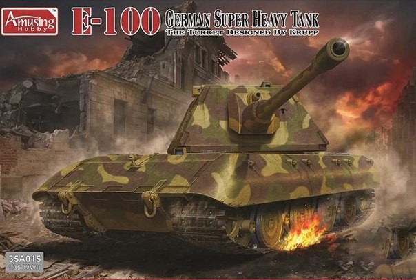 35A015 Amusing Hobby 1/35 E-100 German Super Heavy Tank 