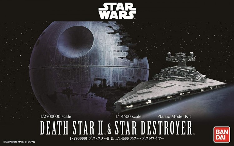 Star Wars Death Star II (1/2700000) & Star Destroyer (1/14500)