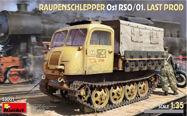 53007 1/35 Немецкий гусеничный тягач RSO/01 Восточного фронта (модель позднего выпуска)
