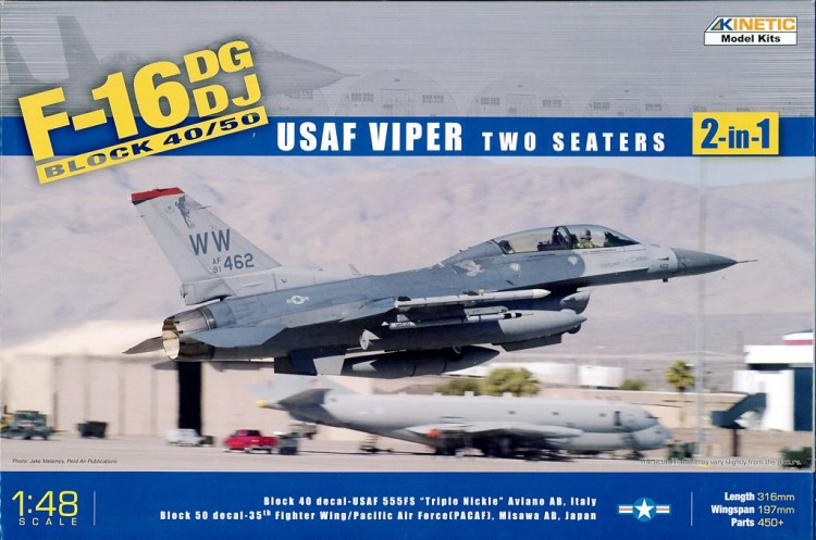 K48005 1/48 F-16DG/DJ Block 50 - USAF Viper 2-IN-1