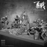 Диорами "Битва за Шанхай 1937 г" основание + фигруки 1/35 YFWW-2068(Смола)