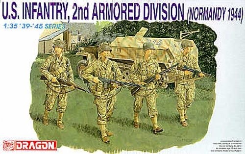 6120 Dragon 1/35 Солдаты U.S. infatry, 2-nd armored division