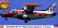 02370 1/72 Mitsubishi MU-2J "Flight Check Squadron" w/Tractor