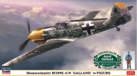 07500 1/48 Messerschmitt Bf109E-4/N 'Galland' +w/Figure