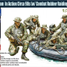 35GM0060 1/35 US Navy Seals Team In Action Circa 90s w/ Combat Rubber Raiding Craft