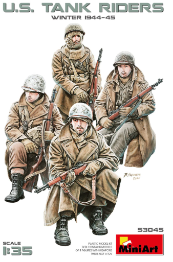 53045  1/35 U.S. Tank Riders Winter 1944-45
