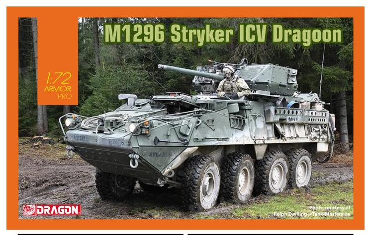 7686 1/72 M1296 Stryker "Dragoon"