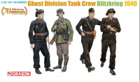 6654 1/35 Ghost Division Tank Crew (Blitzkrieg 1940)