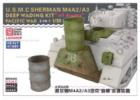 LM35029 1/35 U.S.M.C. Sherman M4A2/A3 deep wading kit “oil drums” Pacific War