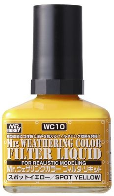 Цветной фильтр MR.WEATHERING COLOR WC10, желтый, 40 мл