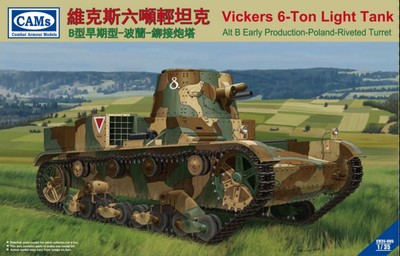CV35005 1/35 Vickers 6-Ton Light Tank Alt B Early Production - Poland Riverted Turret