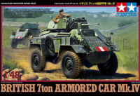 32587 1/48  бронеавтомобиль 7-ton Armored Car Mk.IV с фигурой командира