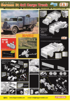6974 1/35 German 3t 4x2 Cargo Truck (2 in 1) + пушка