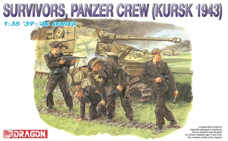 6129 1/35 Survivors, Panzer Crew Kursk 1943 