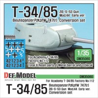 DM35060 T-34/85 S-53 Gun Factory No.112 Early Turret set (for Academy 1/35)