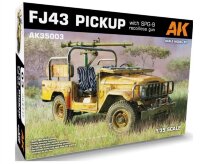 AK35003 FJ43 1/35 Pickup With SPG-9 Recoilless Gun