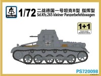 PS720098 1/72 Немецкий танк Sd.Kfz.265 Kleiner Panzerbefehlswagen [1+1]