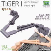 TR35160-1 1/35 воздушный фильтр танка «Тигр» и трубопровод типа A