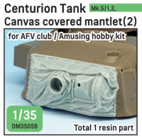 DM35059  1/35 Centurion IDF Shot Mantlet w/Canvas cover set For AFV Club kit