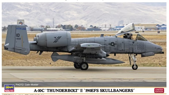02451  1/72 A-10C Thunderbolt II '190EFS Skullbangers'