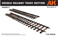 AK35011 1/35 Double Railway Track Section