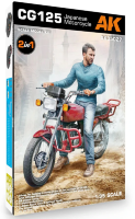 AK35027 1/35 CG125 Japanese Motorcycle