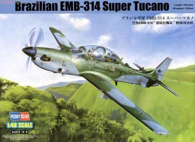 81727 Самолет Brazilian EMB314 Super Tucano 1/48