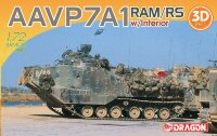  7619 1/72 американский бронетранспортер-амфибия AAVP7A1 RAM/RS
