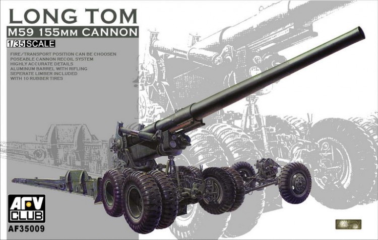 AF35009 Afvclub 1/35 M59 Long Tom 155mm Cannon and Limber