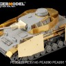 WWII PE35409 - 1:35 German Pz.Kpfw.IV Ausf.G basic w/smoke discharger (For DRAGON Kit) 