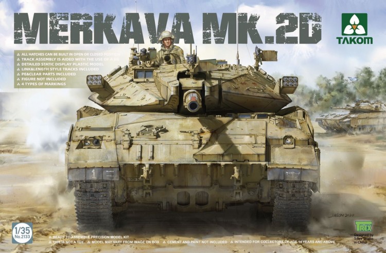  2133 1/35 Merkava 2D Israel Defence Forces Main Battle Tank 