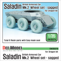  DW35079 1/35 Колеса на  Saladin MK.II