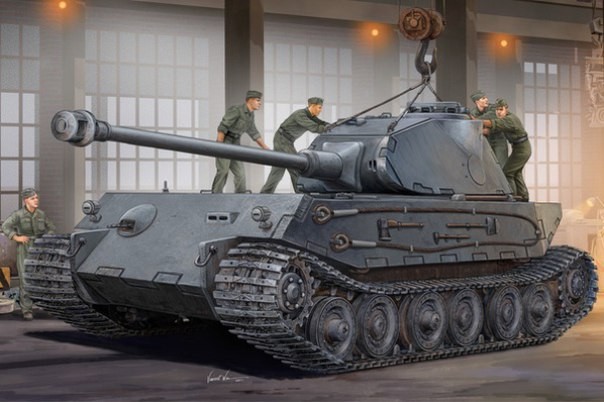 82445 1/35 Немецкий танк VK4502(P) Hintern