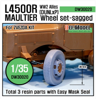 DW30020 1/35 L4500 R Maultier Wheel-(DUNLxP) set от Звезда