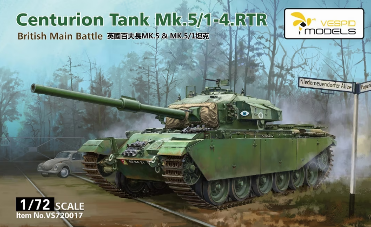 VS720017 1/72 British main battle tank Centurion Mk 5/1-4. RTR