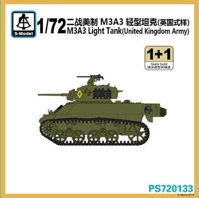 PS720133 1/72 Британский легкий танк М3А3