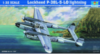 02227  1/32 Самолет Lockheed P-38L-5-LO lightning