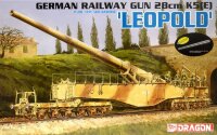 6200 Dragon 1/35 Пушка German Railway Gun 28cm K5(E) "Leopold"