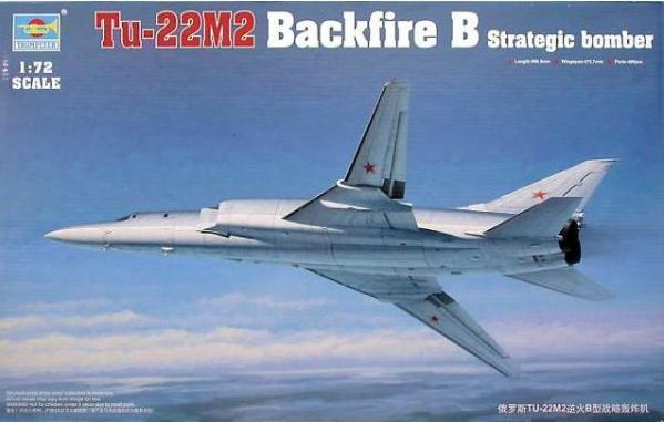 01655 1/72  Tupolew Tu-22M2 Backfire B Strategic bomber 
