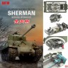 RM-5042 1/35 M4A3 76W HVSS Sherman with full interior and workable track+ Доп травление 