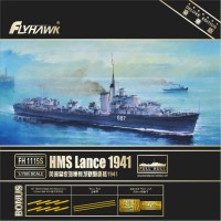 FH1115S 1/700 HMS Lance 1941 Deluxe Edition (стволы+травление)