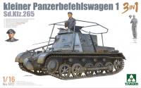 1017  1/16 Sd.Kfz.265 Kleiner Panzerbefehlswagen 1 3 in 1