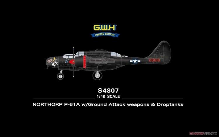 S4807 1/48  NORTHROP P-61A BLACK WIDOW G.W.H